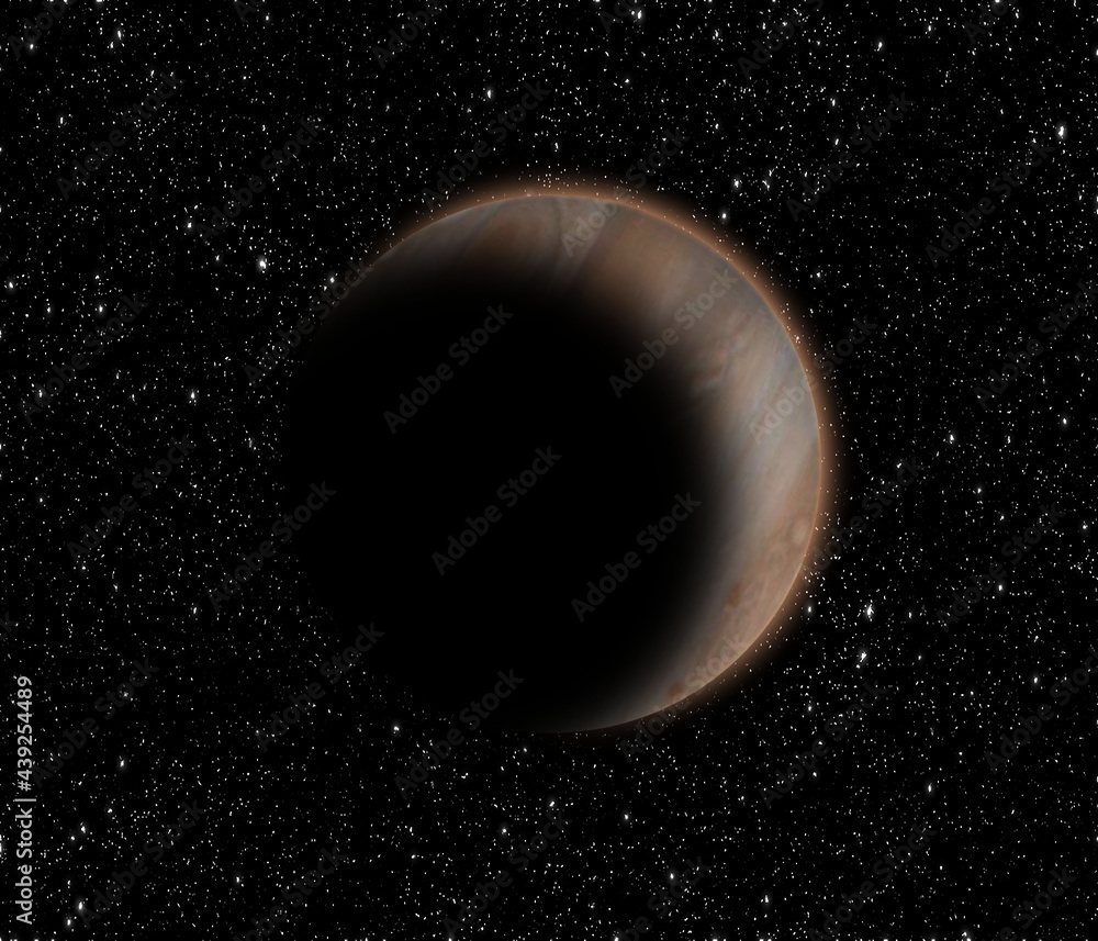 Fototapeta premium Jupiter planet in space