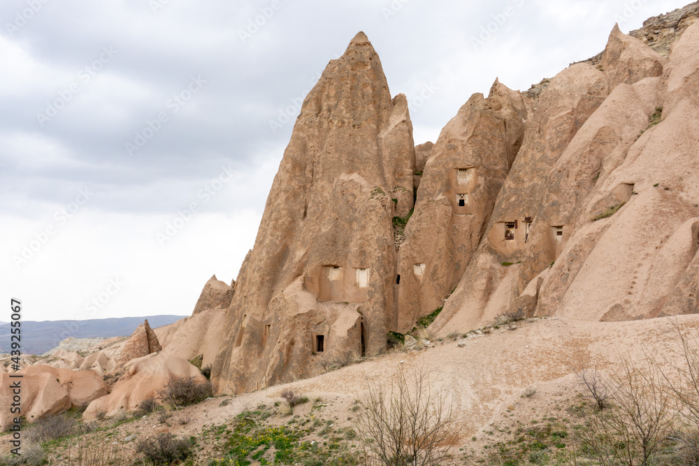 Incredible rock formation at cappadocia in turkey. World Heritage, Cappadocia, Goereme, Turkey. 