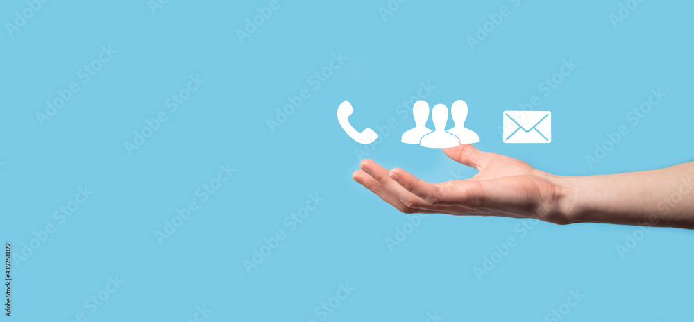 Wooden block cube symbol telephone, email, contact. Website page contact us or e-mail marketing concept Wooden block cube symbol telephone, email, contact. Website page contact us or e-mail marketing concept