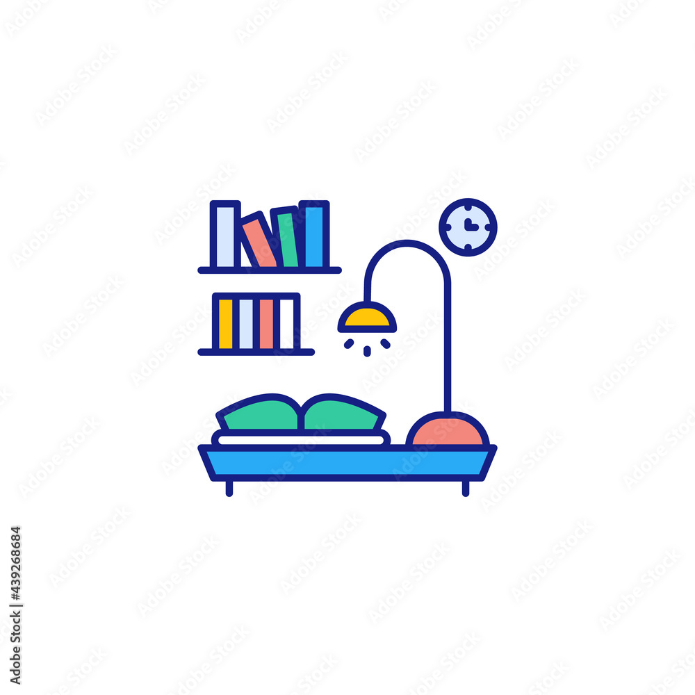 Fototapeta premium Working Place icon in vector. Logotype