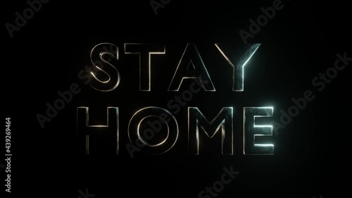 Metallic text on a black background shimmers in two colors