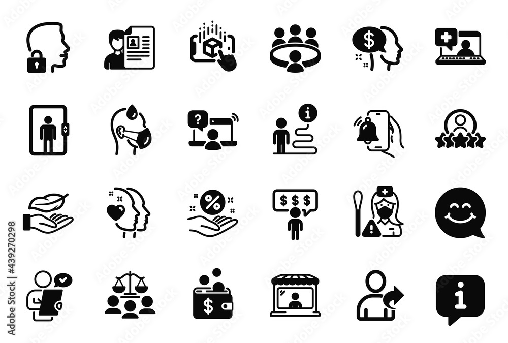 Vector Set of People icons related to Elevator, Loan percent and Online question icons. Meeting, Alarm clock and Court jury signs. Customer survey, Pay and Job interview. Employee benefits. Vector Vector Set of People icons related to Elevator, Loan percent and Online question icons. Meeting, Alarm clock and Court jury signs. Customer survey, Pay and Job interview. Employee benefits. Vector