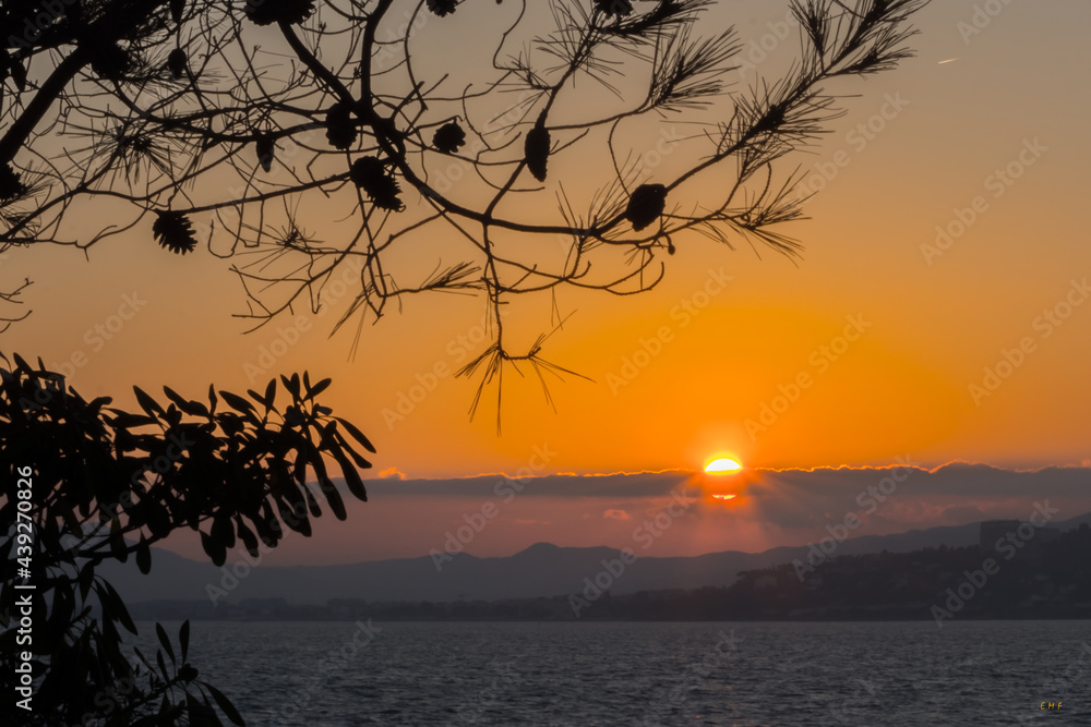 Fototapeta premium coucher de soleil