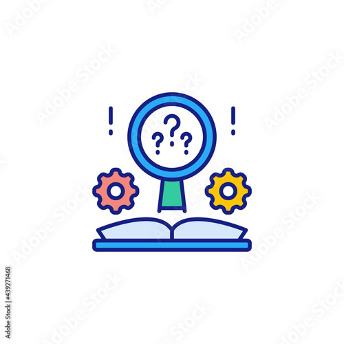 Know How icon in vector. Logotype