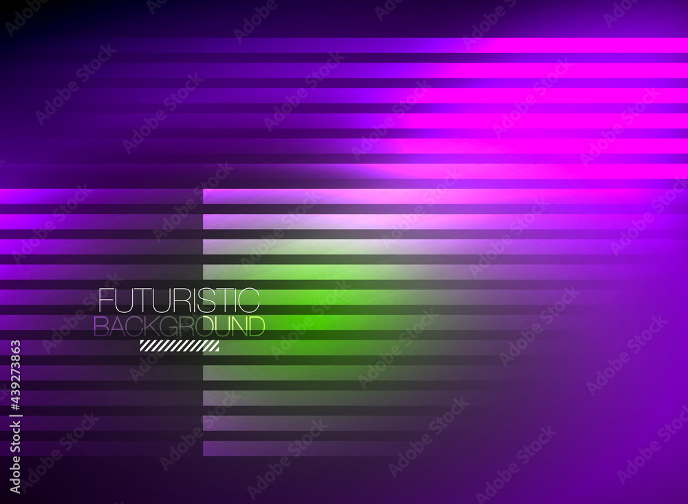 Bright neon color techno abstract background, shiny glowing neon lines in the dark background Bright neon color techno abstract background, shiny glowing neon lines in the dark background