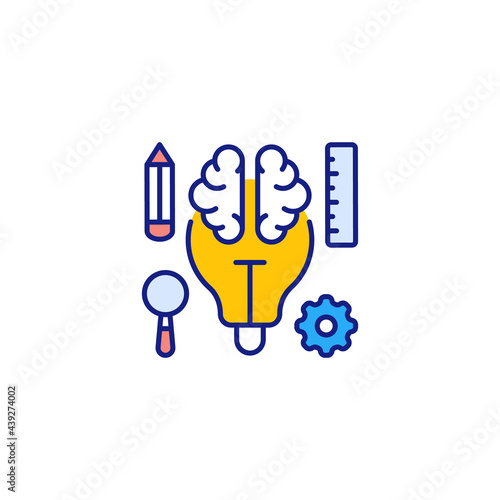 Smart Ideas icon in vector. Logotype
