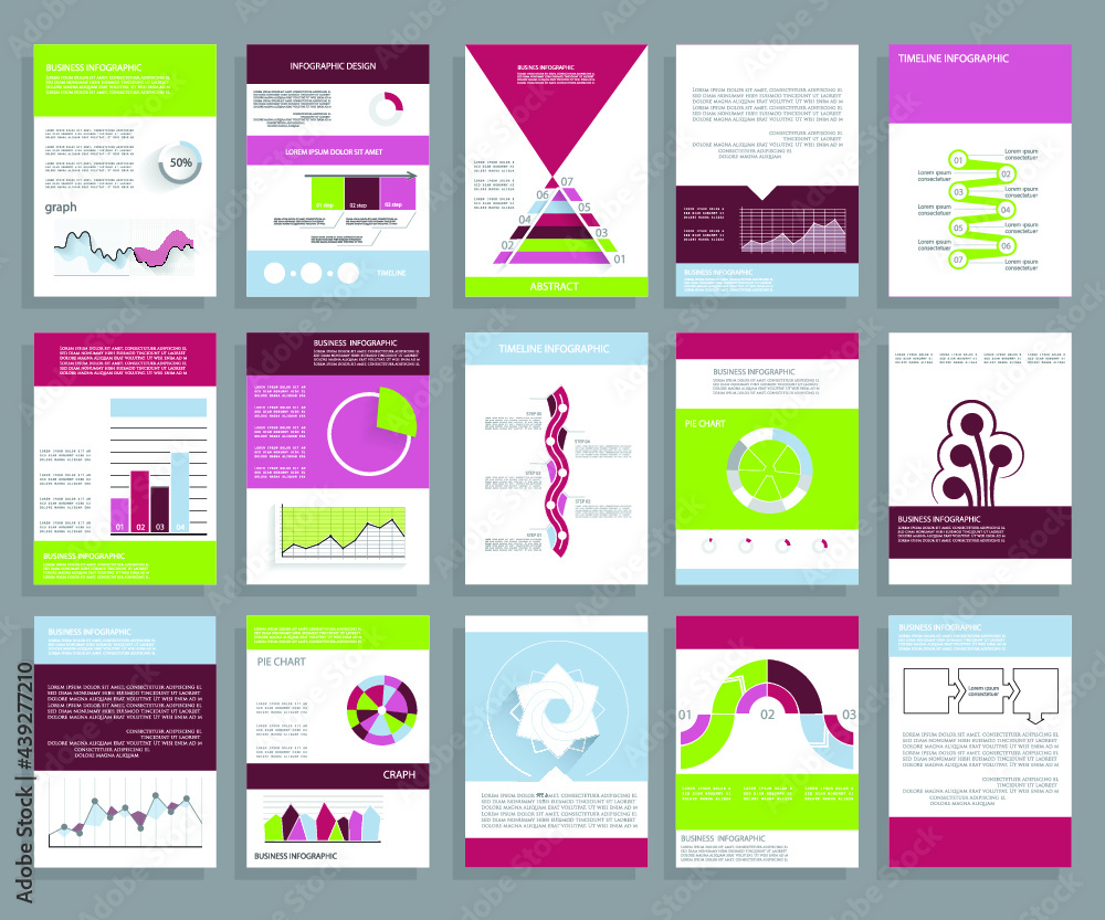 Infographics design vector. Modern infographic design templatet presentation
