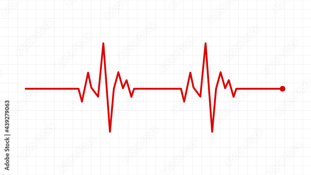 Heartbeat diagram, heart rate chart, pulse vector stock illustration. Heartbeat diagram, heart rate chart, pulse vector stock illustration.