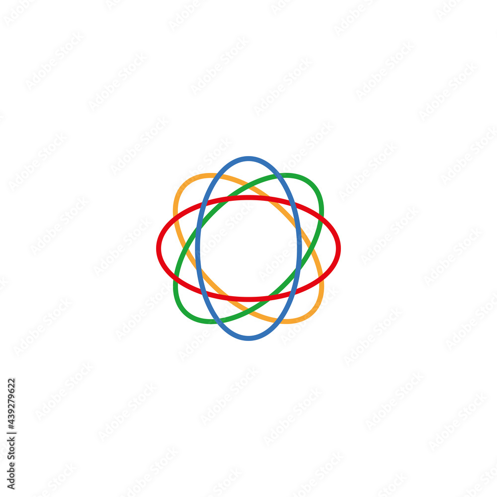 Olympic games sign icon. Vector illustration eps 10 Olympic games sign icon. Vector illustration eps 10