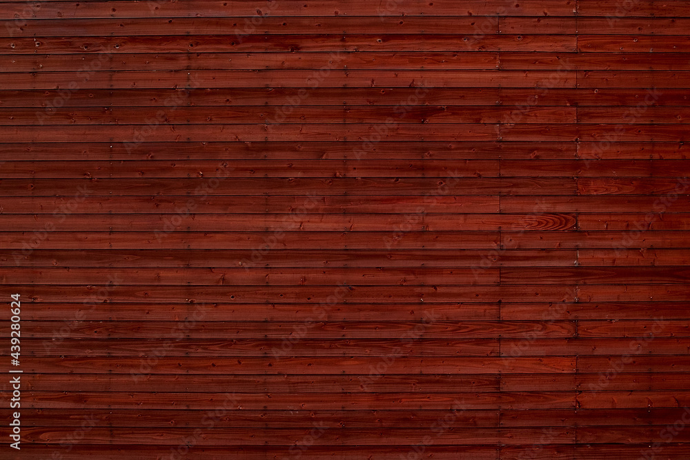 Fototapeta premium 木目テクスチャー背景(赤茶色) 