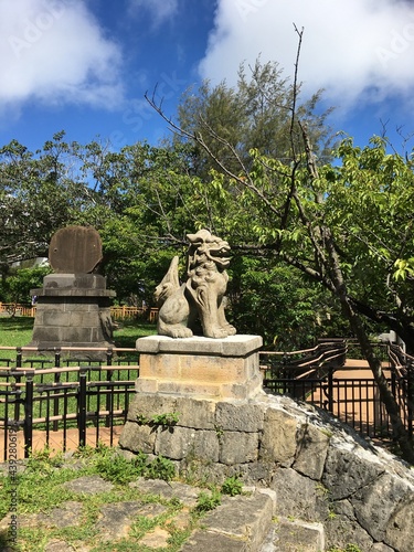 護国神社の狛犬、沖縄
