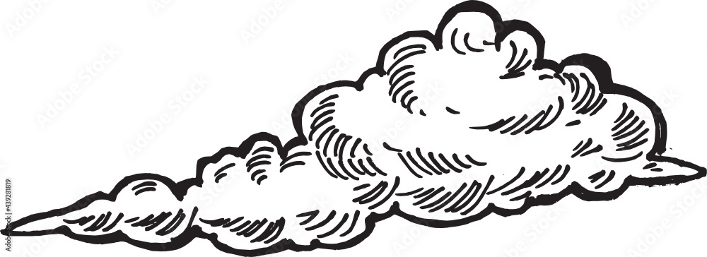 cloud. Nature Forest Hand drawn Elements cloud. Nature Forest Hand drawn Elements