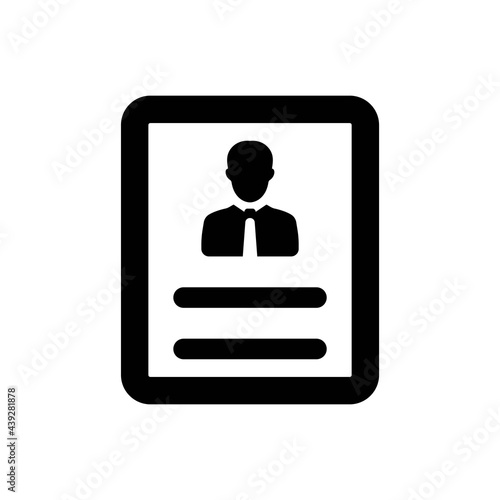 Employee document icon