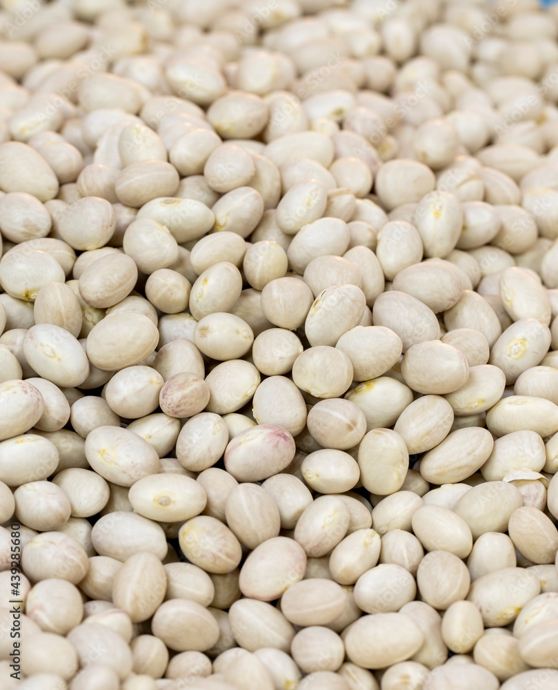 İspir Fasülye. Close-up bean grains. Beans as background texture İspir Fasülye. Close-up bean grains. Beans as background texture