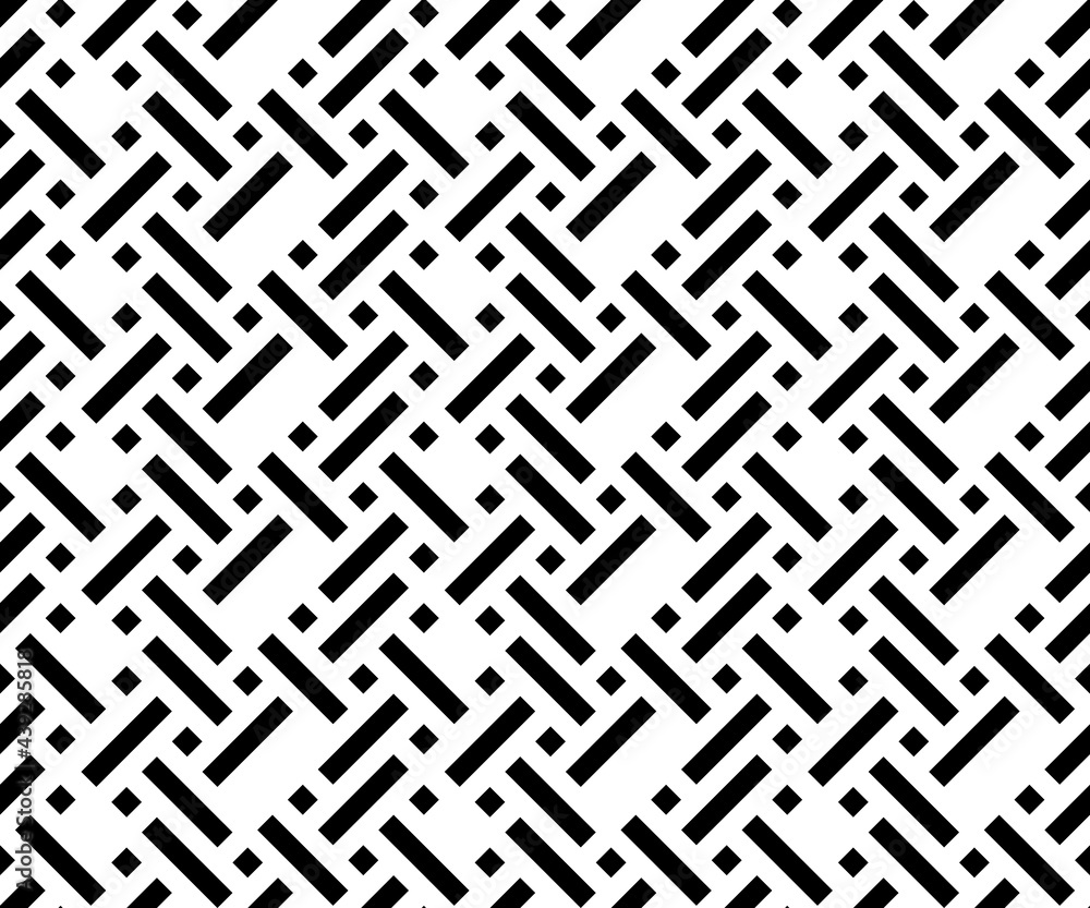 Abstract geometric pattern. A seamless vector background. White and black ornament. Graphic modern pattern. Simple lattice graphic design Abstract geometric pattern. A seamless vector background. White and black ornament. Graphic modern pattern. Simple lattice graphic design
