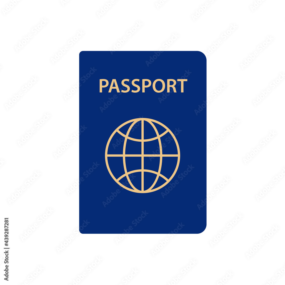 Passport. National Identification Document. Vector Illustration Passport. National Identification Document. Vector Illustration