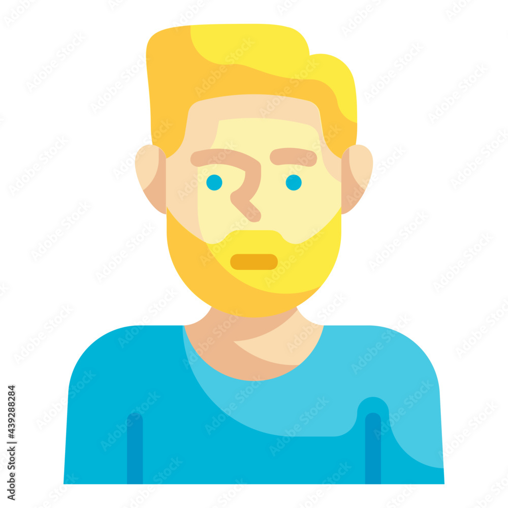 caucasian flat icon caucasian flat icon
