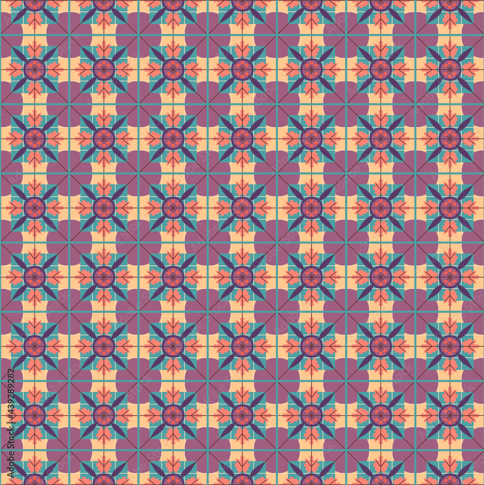 Maple leaf graphic pattern. For gift paper, wallpaper, web page background.