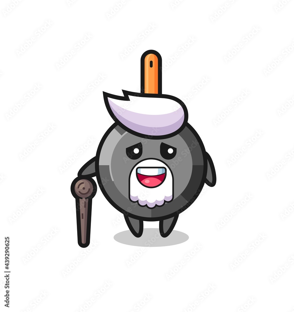 cute frying pan grandpa is holding a stick cute frying pan grandpa is holding a stick