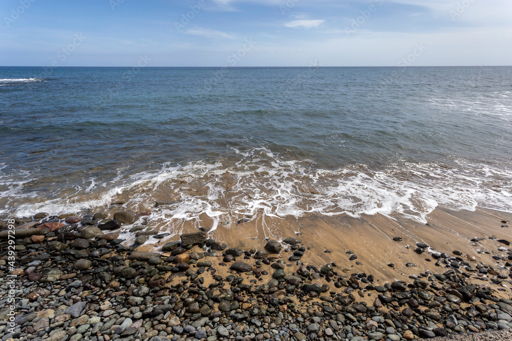 Maspalomas beach in the Canary Islands Maspalomas beach in the Canary Islands