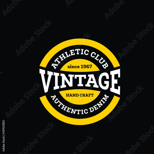 athletic club vintage authentic denim