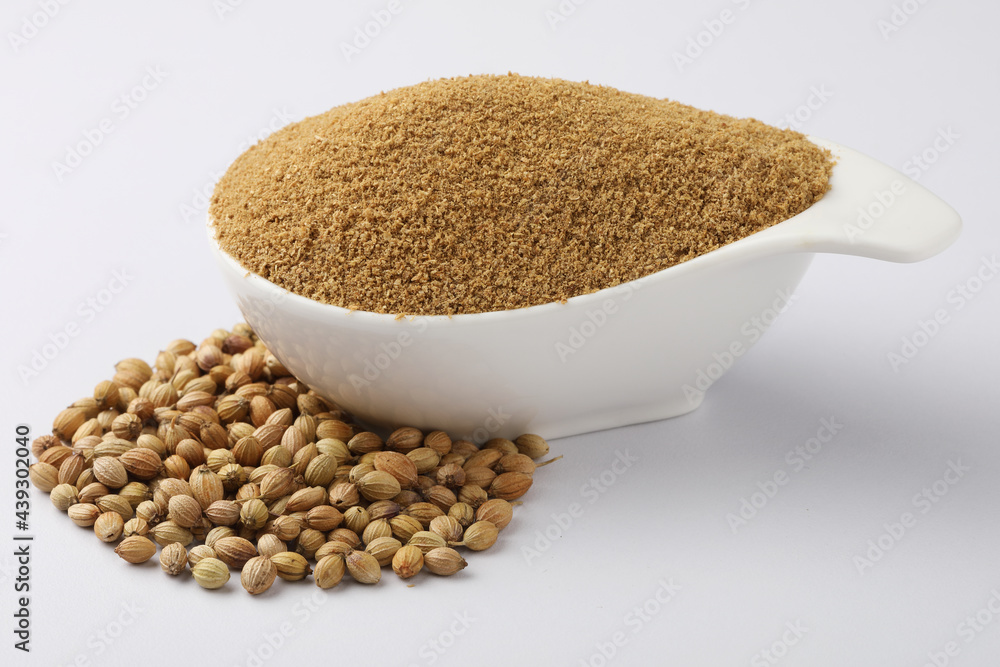 coriander powder with coriander seeds coriander powder with coriander seeds