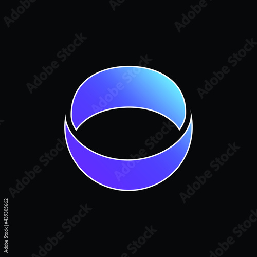 Ashley Madison Social Logo blue gradient vector icon
