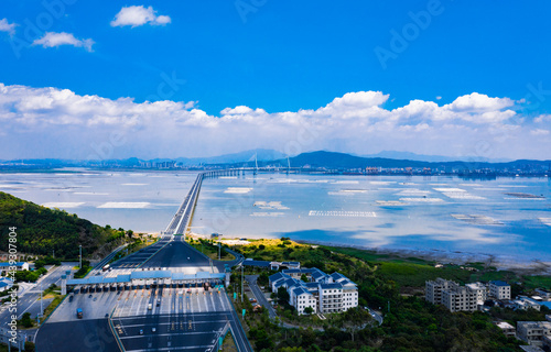 Bay scenery of Xiazhang bridge in Fujian Province, China