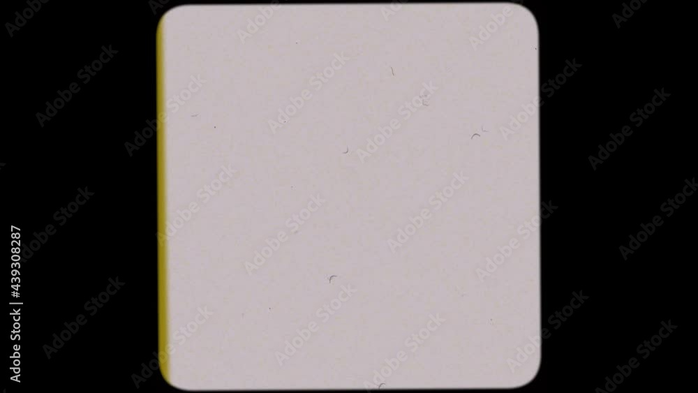 Reel Clutter, Old film tape Square Frame and grain noise symbols