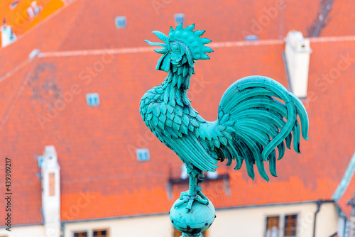 Photography Metal weathercock or weather vane