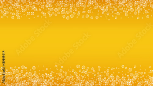 Beer background. Craft lager splash. Oktoberfest foam.