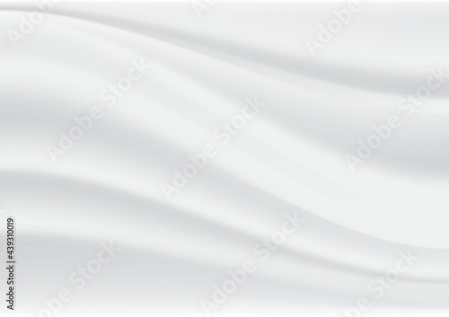 white satin fabric gradient vector background. illustration abstract colorful wallpaper texture for website design, banner business social media advertising.