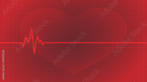 Heartbeat diagram, death, decease.
