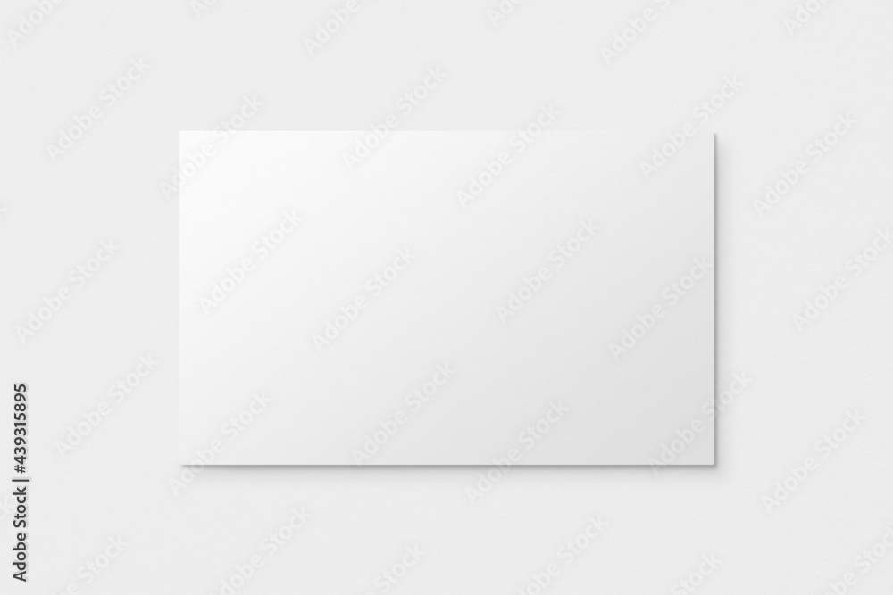 Blank customized white business card Blank customized white business card