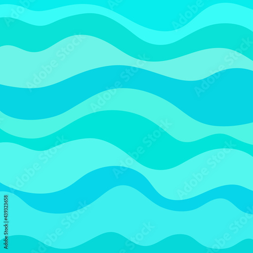 Nautical wallpaper. Pattern with lines and waves. Multicolored texture. Abstract dinamic background. Cold colors. Doodle for design. Art creative. Illustration. Decorative style. Line art creation
