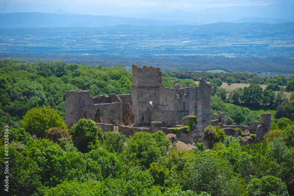 château de Saissac dans l'Aude