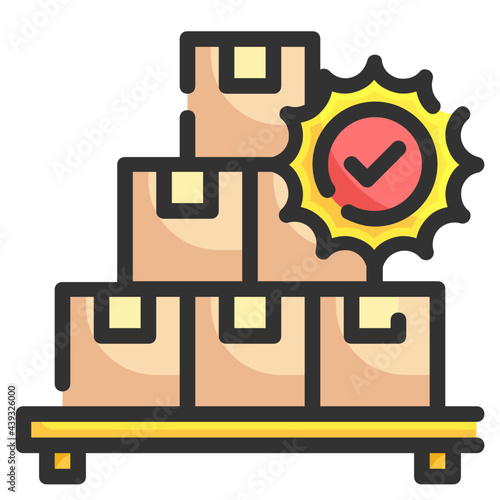 product fill outline icon