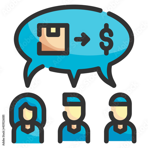 brainstorm fill outline icon