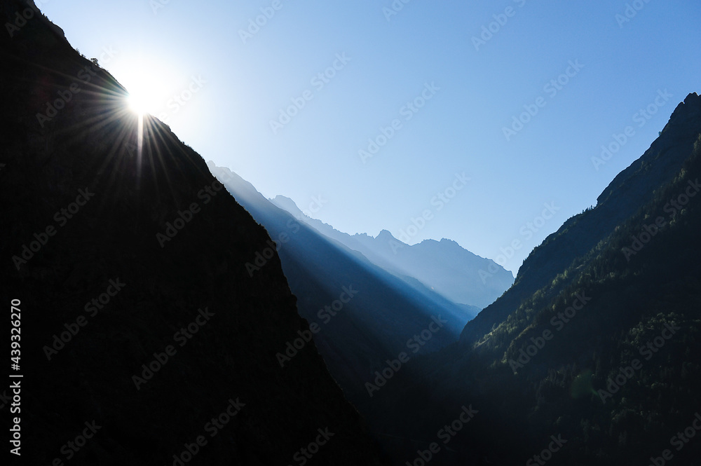 Naklejka premium Montagne