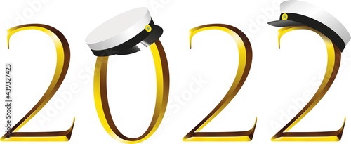 Graduation 2021, traditional Swedish "Studenten" caps, to celebrate the finish  from Gymnasium. 