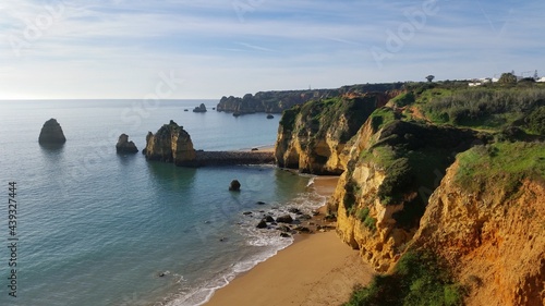 Praia do Pinhão in Lagos, Portugal