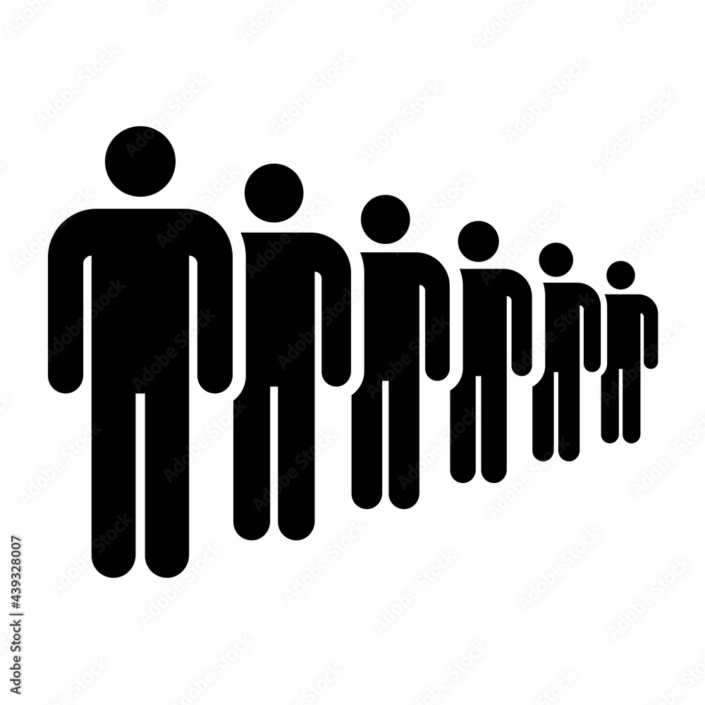 Group People Icon. Men and women. Vector illustration. Group People Icon. Men and women. Vector illustration.