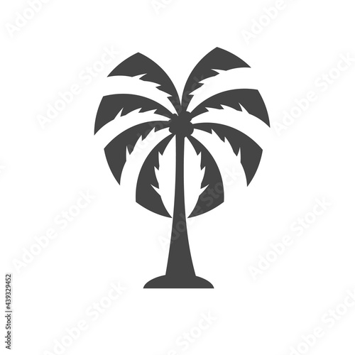 Palm Tree Logo Icon Vector