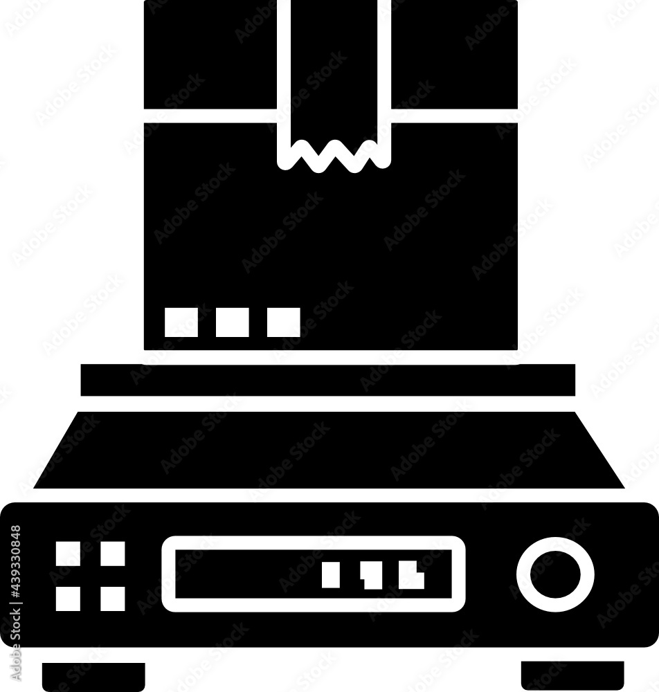 Weight icon. Logistics concept icon style Weight icon. Logistics concept icon style