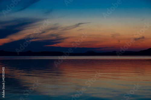 twilight on Lake Balaton - Hungary
