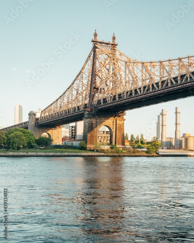 The Queensboro Bridge  seen from Roosevelt Island  New York City