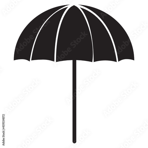 umbrella glyph two tone icon