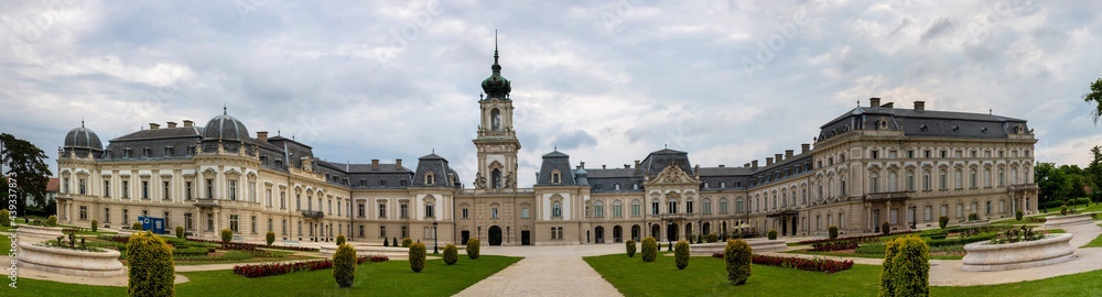 landscape with Festetics Palace in Keszthely - Hungary