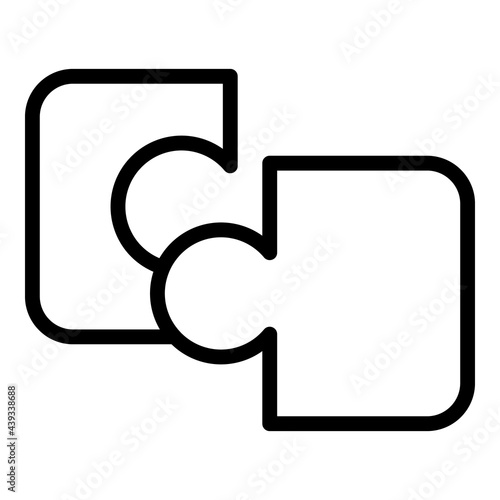 Perfectionism puzzle icon. Outline Perfectionism puzzle vector icon for web design isolated on white background