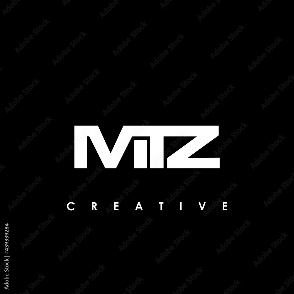 MTZ Letter Initial Logo Design Template Vector Illustration